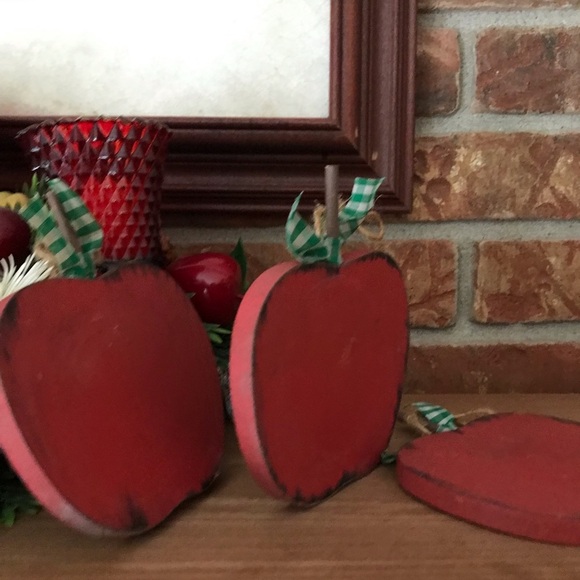 Rare Vintage Apple Home Interior 3 pc Set - Picture 4 of 6